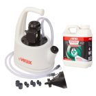 VIRAX Vízkőmentesítő / iszaptalanító szivattyú 15 L + univerzális vízkőoldó kazánokhoz, 5 L (295000-295012)
