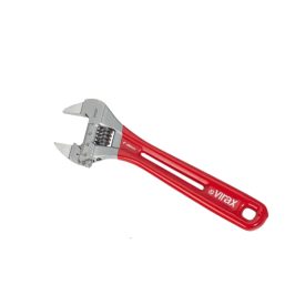   VIRAX ÁLLÍTHATÓ VILLÁSKULCS 8”, EXTRA KÖNNYŰ, EXTRA VÉKONY POFÁKKAL (017021)