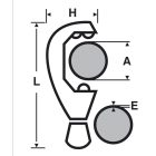 VIRAX CT 110 CSŐVÁGÓ MŰANYAG CSÖVEKHEZ, 50 - 110 mm (210630)
