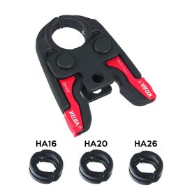   VIRAX STANDARD PRÉSBETÉT SZORÍTÓ POFA "HA" BETÉTEKKEL, HA16 / HA20 / HA26 (32KN) (253168)