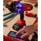 VIRAX VIPER® M2X Akkus kompakt présgép Bluetooth funkcióval + betétszorító pofa + TH16 / TH20 / TH26 betétek (2x18V/2,0Ah) (253557)