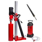 VIRAX V150+ Gyémánt fúrógép állvánnyal + 127 mm-es gyémánt fúrókorona + kézi vízpumpa + vezető (990023)